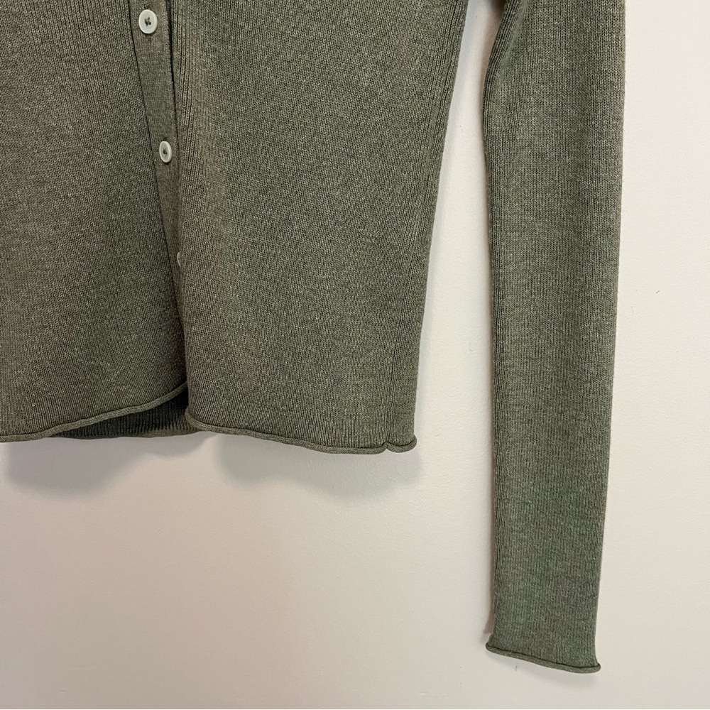 NWT Frank And Oak Ribbed V-Neck Cardigan Sweater - Size XXS - Picture 3 of 13